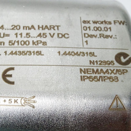 Endress+Hauser Cerabar M Drucktransmitter PMP51-XWX6/0 -100...100kPa 4..20mA 11.5...45VDC