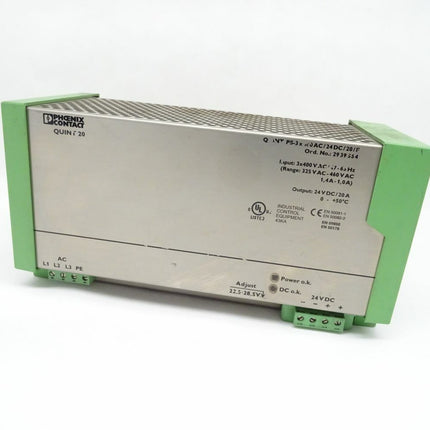 Phoenix Contact 2939564 PS-3x400AC/24DC/20/F Power Spply 78-141-1300