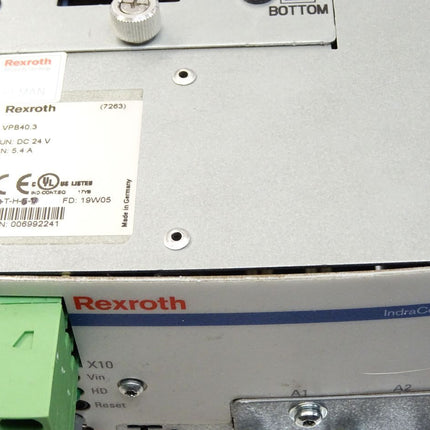 Rexroth IndraControl VPB Box PC Unit VPB40 VPB40-3D1L-2G0NN-D2D-HN-NN-FW R911172884