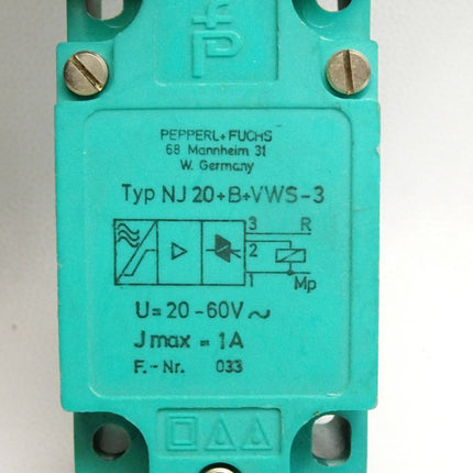 Pepperl+Fuchs NJ20+B+VWS-3 Induktiver Sensor