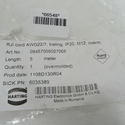 Harting SICK PN: 6035389 / 09457005027005 NEU-OVP