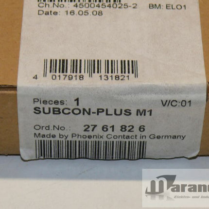 NEU-versiegelt Phoenix Contact SUBCON-PLUS M1 Ord.2761826 / 27 61 82 6