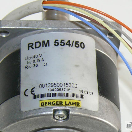 Berger Lahr RDM 554/50 Drehgeber Schrittmotor Servomotor, Collimator Stepper neu