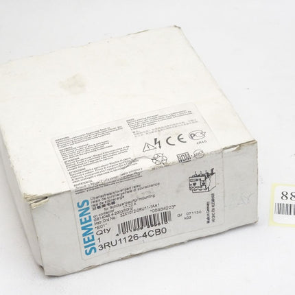 Siemens Überlastrelais 3RU1126-4CB0 / Neu OVP