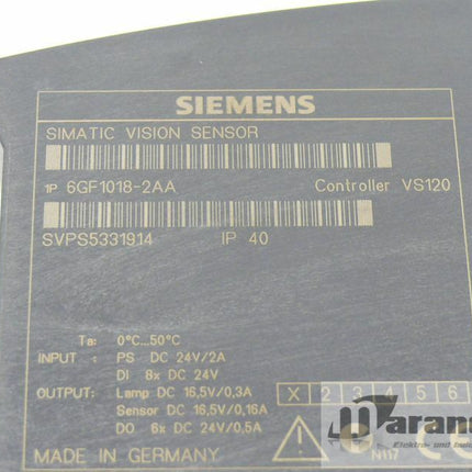 Siemens 6GF1018-2AA Simatic Vision Sensor 6GF1 018-2AA