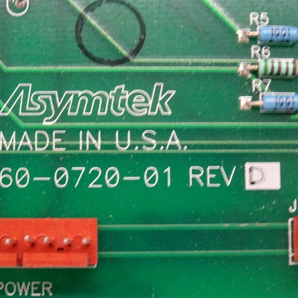 Asymtek 60-0720-01 Rev. D Anschlusskarte Interface 60072001