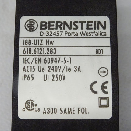 Bernstein I88-UV1Z Hw / 618.6121.283 / Sicherheitsschalter / Neu