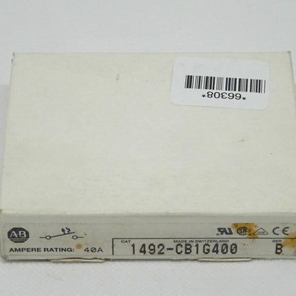 Allen Bradley 1492-CB1G400 Ser. B Schutzschalter 1492CB1G400 / 40A NEU-OVP