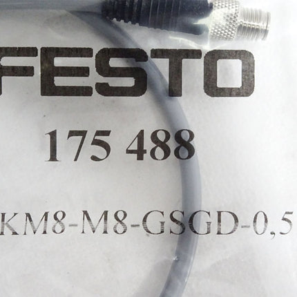 Festo 175488 KM8-M8-GSGD-0,5 Anschlusskabel / Neu OVP