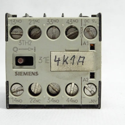 Siemens 3TH2031-0DB4 / 3TH2 031-0DB4 / Hilfsschütz  / 3NO+1NC