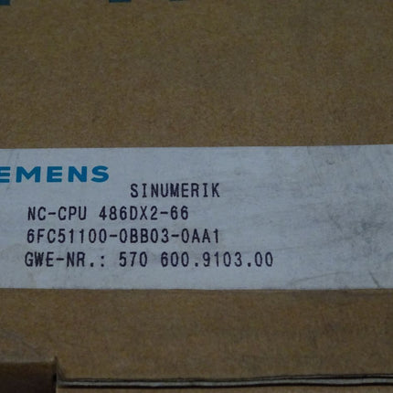 Siemens Sinumerik 486DX2-66 6FC51100-0BB03-0AA1 / 6FC5 110-0BB03-0AA1 NEU/OVP