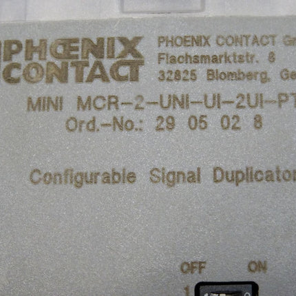 Phoenix Contact 2905028 MINI MCR-2-UNI-UI-2UI-PT Signalverdoppler