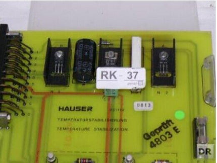 HAUSER 231113 Temperaturstabilisierung / Temperature Stabilization