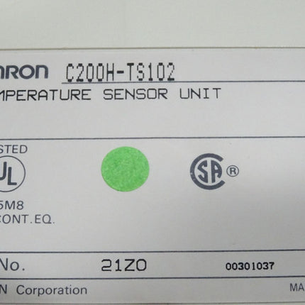 Omron C200H-TS102 Temperature Sensor / Neu OVP