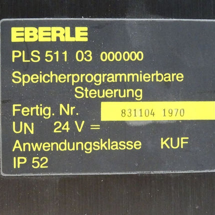 Eberle Speicherprogrammierbare Steuerung PLS511 / PLS51103 / PLS511 03 000000