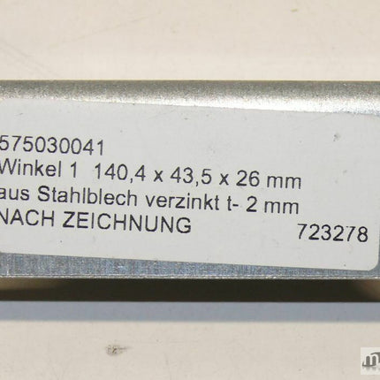 NEU Yaskawa 575030041 Winkel 140,4x43,5x26mm / 723278