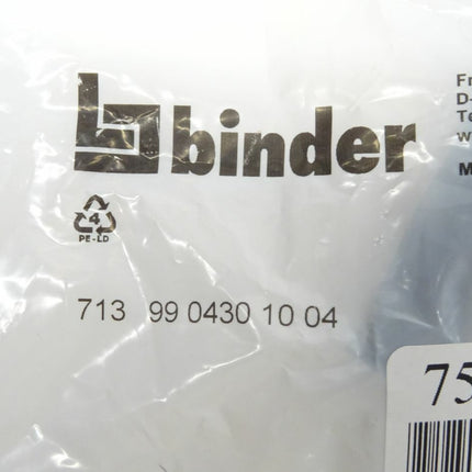 Franz Binder GmbH+Co. / binder Stecker 713 99 0430 10 04 / 7139904301004 / 9904301004