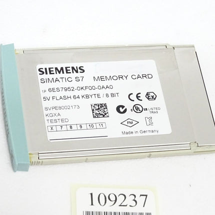 Siemens Memory Card 64KB 6ES7952-0KF00-0AA0 6ES7 952-0KF00-0AA0