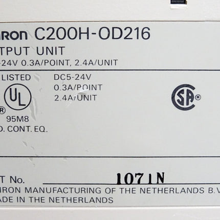 Omron Output Unit C200H-OD216