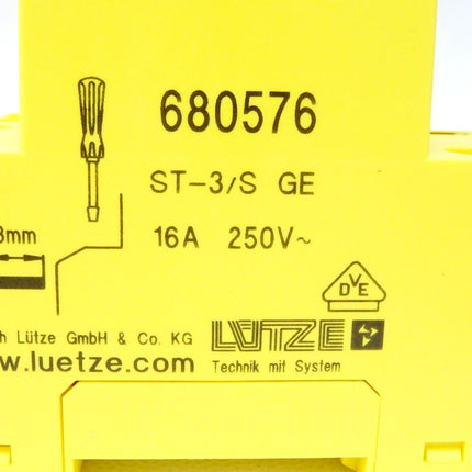 Lütze Steckdose 680576 / ST-3/S GE 16A 250V / Neu