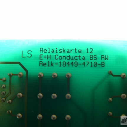 E+H Conducta BS RW Relk-18449-4710-B Relaiskarte 12