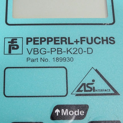 Pepperl+Fuchs 189930 VBG-PB-K20-D AS-Interface Gateway