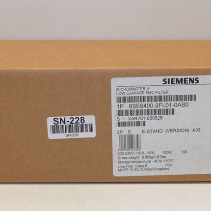 Siemens Micromaster 6ES6 400-2FL01-0AB0 / 6ES6400-2FL01-0AB0  Vers. A03 NEU/OVP