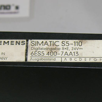 Siemens Digitaleingabe 6ES5400-7AA13 / 6ES5 400-7AA13