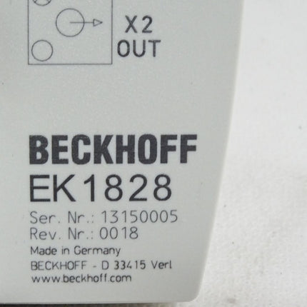 Beckhoff EK1828  Rev.0018 EtherCAT-Koppler