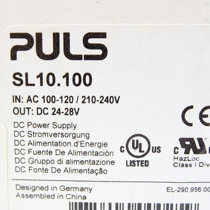 Puls SL10.100 DC Power Supply / Neu OVP