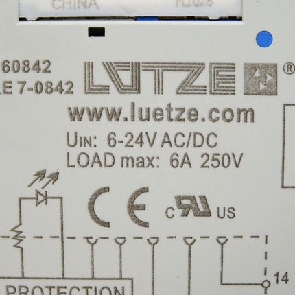 Lütze 760842 / RE7-0842 / Neu