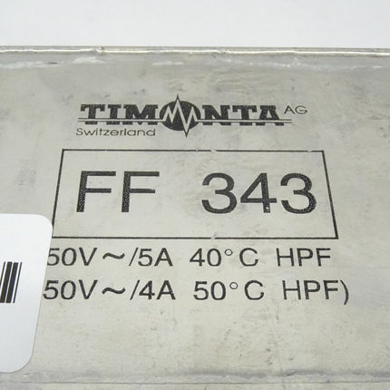 Timonta FF 343 Netzfilter 250V / 5A / 4A / FF343