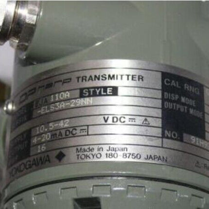 YOKOGAWA EJA 110A / STYLE S1 / -ELS3A-29NN / DpHarp Transmitter