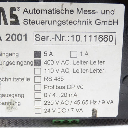 AMS MFA-2001 / 5A 400VAC