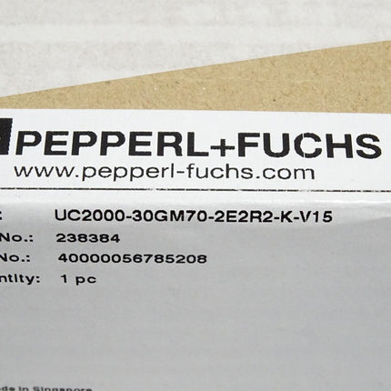 Pepperl+Fuchs 238384 Ultrasonic sensor UC2000-30GM70-2E2R2-K-V15 / Neu OVP