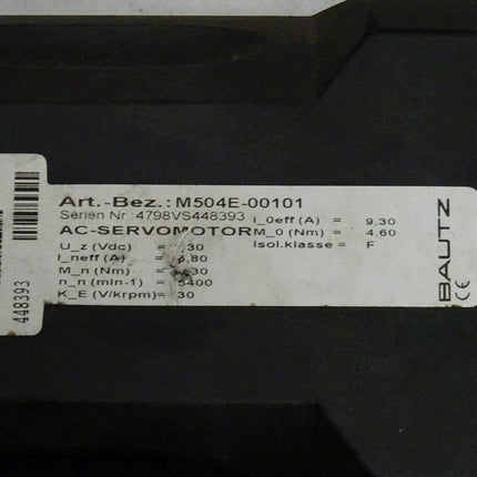 Bautz M504E-00101 AC- Servomotor M504E Neuwertig