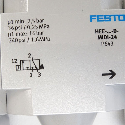 Festo LFR-1/2-D-MIDI-KG 185787 Wartungseinheit / Neu