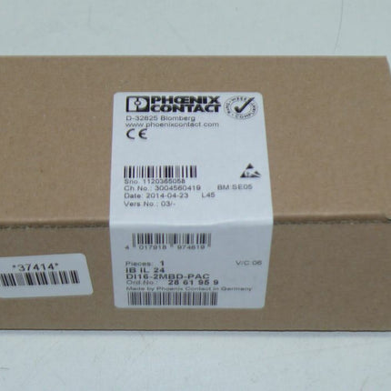 NEU/OVP versiegelt Phoenix Contact 2861959 IB IL 24 DI16-2MBD-PAC