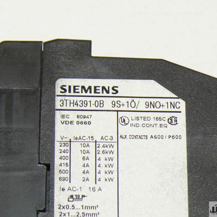 Siemens Sirius 3TH4391-0B / 3TH 4391-0B