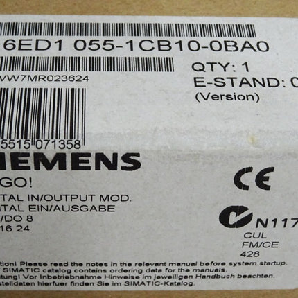 Siemens LOGO! 6ED1055-1CB10-0BA0 / Neu OVP versiegelt