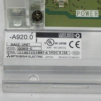 Mitsubishi Q38B-E Melsec-Q Base Unit