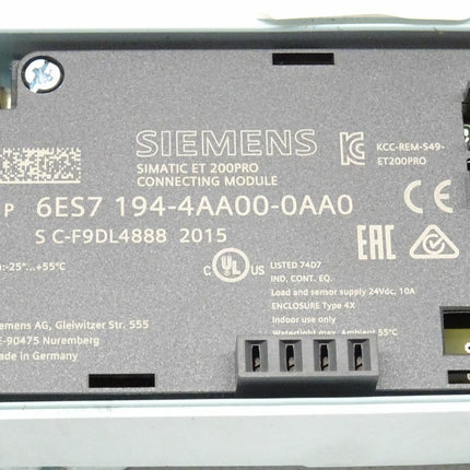 Siemens 6ES7194-4AA00-0AA0 Simatic ET 200PRO 6ES7 194-4AA00-0AA0 Kommunikationsmodul