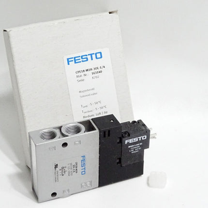 Festo Magnetventil 163140 CPE18-M1H-3OL-1/4 / Neu OVP