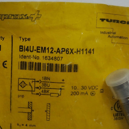 Turck Bi4U-EM12-AP6X-H1141 Induktiver Sensor / Neu OVP