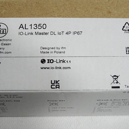 Ifm Electronic AL1350 IO-Link Master DL IoT 4P IP67 / Neu OVP