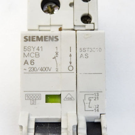 Siemens 5SY4106-5 5SY41 MCB A6 Leitungsschutzschalter