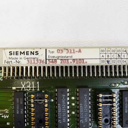 Siemens 03311-A 548201.9101.01 E: D