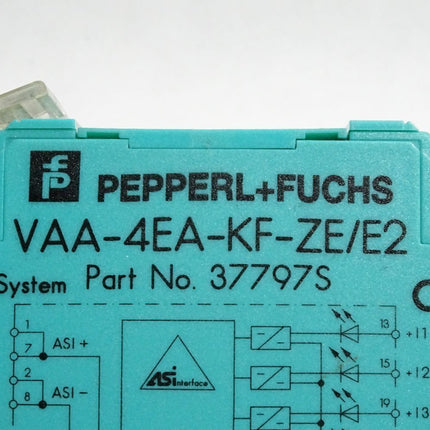 Pepperl+Fuchs 37797 S VAA-4EA-KF-ZE AS-Interface-Sensor-/Aktuatormodul