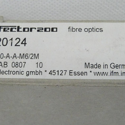 IFM Electronic E20124 Glasfaser Sensor FT-00-A-A-M6/2M neu-OVP