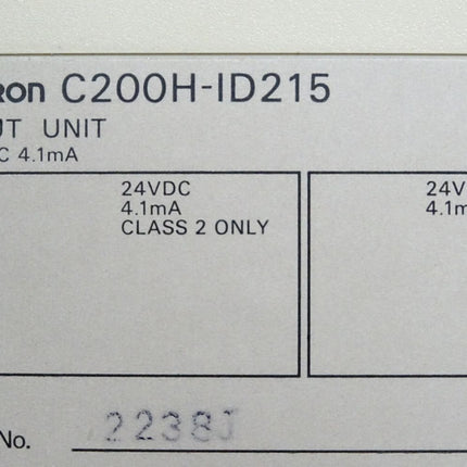 Omron C200H-ID215 Input Unit